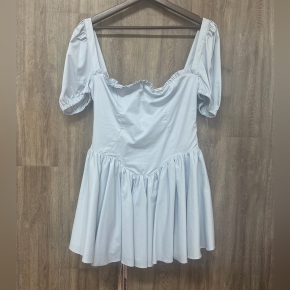 House of CB Maribel Soft Blue Mini Dress